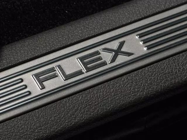 8A8Z7413209BC - Body: Door Sill Plates, Front, Agate - Drivers Side for Ford: Flex Image