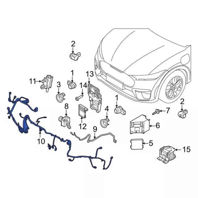 NK9Z15K867A - Body: Wire Harness for Ford: Mustang Mach-E Image