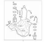 2164704501 - : Fuel Tank for Mercedes-Benz Image