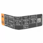 DG1Z5400014A - Body: AC Label for Ford Image