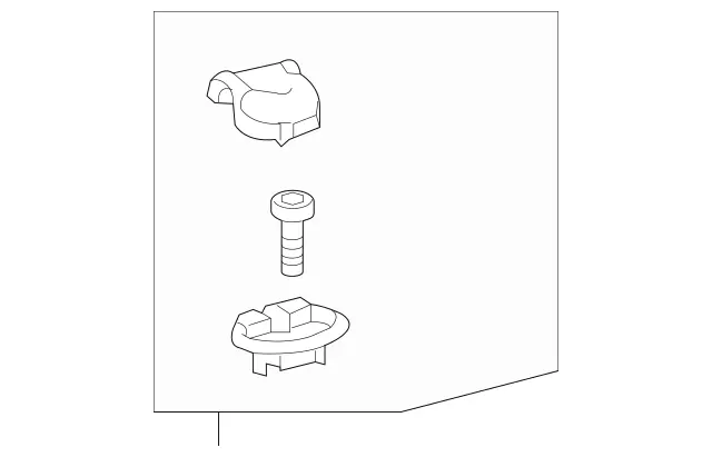 86045149051 - Body: Floor Cover Bracket for Mercedes-Benz Image