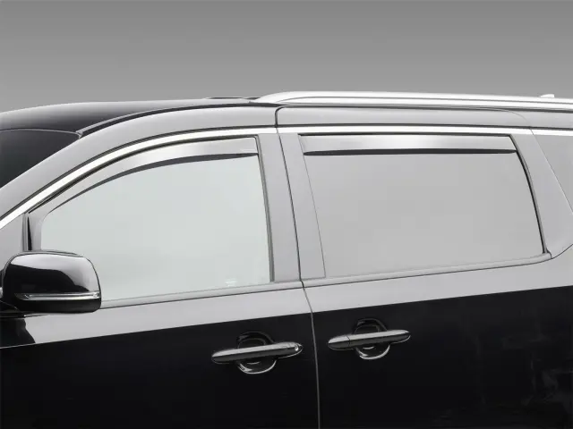 82536IM - Exterior: Dark Tint Side Window Deflector Set for WeatherTech Image