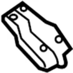 768923JA3A - Body: Frame Assembly Bracket for INFINITI: QX60 Image