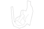22291809007H52 - : Cover, Backrest Adjust for Mercedes-Benz Image
