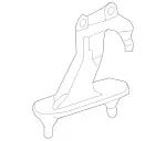 1714310040 - Brakes: Holder for Mercedes-Benz: SLK280, SLK300 Image