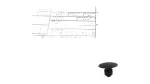 9046706195 - Body: Front Weather-strip Clip for Toyota Image