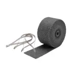 10119 - : Exhaust Wrap Kit Glass Fiber Black 2in x 25ft for Design Engineering Image