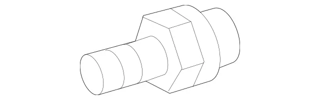 1673307701 - Front Axle: Vent Connection for Mercedes-Benz: GLE350, GLE450, GLE450e, GLE53 AMG, GLE580, GLE63 AMG S, GLS450, GLS580, GLS63 AMG, Maybach GLS600 Image image