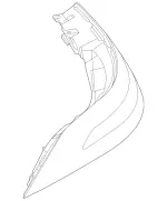 2909061100 - Electrical System: Rear Lamp Combination for Mercedes-Benz Image