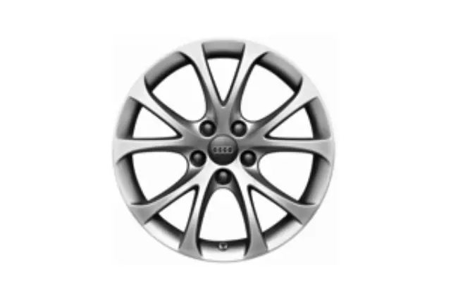 8K0071497B8Z8 - : 17inch 5-V-Spoke Alloy Wheel - Diamond Silver for Audi Image