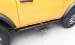 D224131T - : Dominator Xtreme D2 Side Steps with Rocker Panel Mounting Bracket Kit for Go Rhino Image
