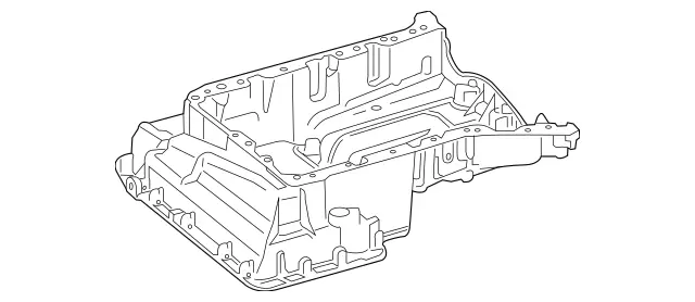 6510140800 - : Oil Pan for Mercedes-Benz: Sprinter 2500, Sprinter 3500, Sprinter 3500XD Image