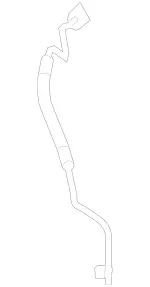 2218301317 - : 1954-2025 Mercedes-Benz - Refrigerant Line for Mercedes-Benz: 250, 300S, CL550, CL600, CL63 AMG, CL65 AMG, S350, S500, S550, S600, S63 AMG Image