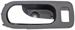 81810 - : Interior Door Handle - Rear Left - Chrome Lever+Black housing (Ebony) for Dorman Image
