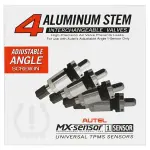 500020 - : 4-Pack of Aluminum Screw-in Valves for Adjustable Angle 1-Sensor Only for Autel Image