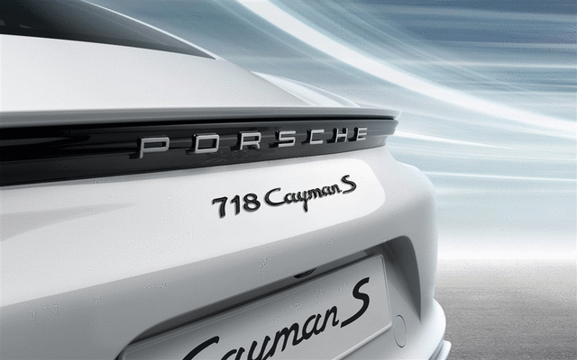 98204480084041 - Exterior: Painted Model Designation for Porsche: 718 Cayman Image