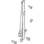 BC3Z25611B09AB - Electrical: Seat Belt Assembly for Ford: F-250 Super Duty, F-350 Super Duty Image