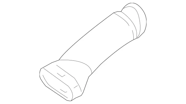 2720900282 - Chassis Sheet Metal/Air Intake: Hose for Mercedes-Benz: C230, C280, C350 Image image
