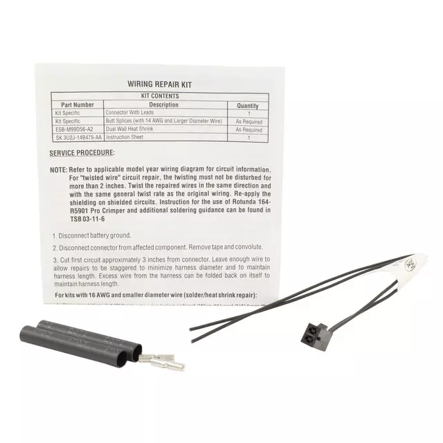 Wire Assembly - Ford (JU2Z-14S411-AFA)