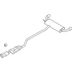 F2GZ5F250G - Exhaust: Muffler &amp; Pipe for Ford: Edge Image