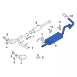 ML3Z5230E - Exhaust: Muffler for Ford Image