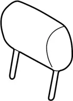 86430AR600 - Body: Headrest for Infiniti Image