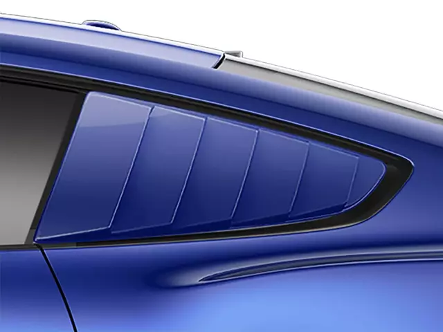 VJR3Z63280B10CL - : Louvers - Quarter Window - Kona Blue for Ford: Mustang Image