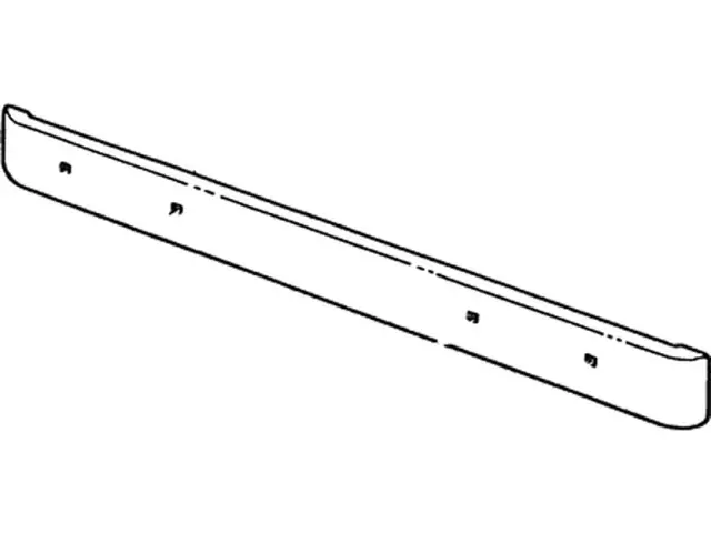 E7TZ17906D - Body: Step Bumper for Ford: Bronco, F-150, F-250, F-350 Image