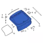 LJ8Z5840010AAPTM - Body: Lift Gate for Ford: Mustang Mach-E Image