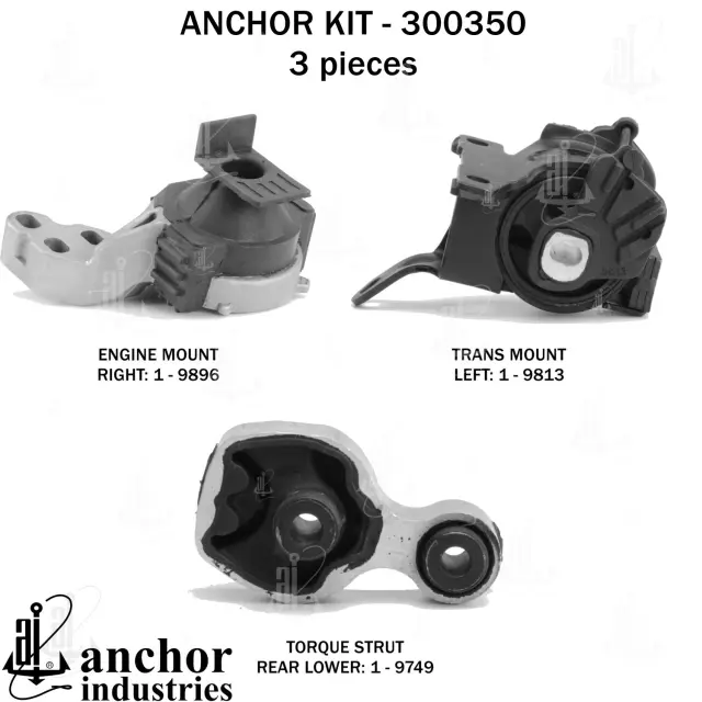 300350 - Engines &amp; Components: Anchor Engine Mount Kit for Anchor Image