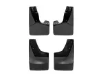 110129120038 - : Black MudFlap No-Drill DigitalFit® MudFlap Kit for WeatherTech Image