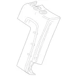 2479204203 - Rear Seat: Padding, Rr Seat Backrest for Mercedes-Benz: EQB 250+, EQB 300, EQB 350, GLB250, GLB35 AMG Image