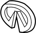 62897CR900 - Body: Emblem for Infiniti Image
