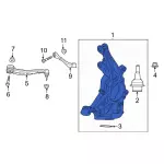 LB5Z3K185A - Suspension: Knuckle for Ford Image