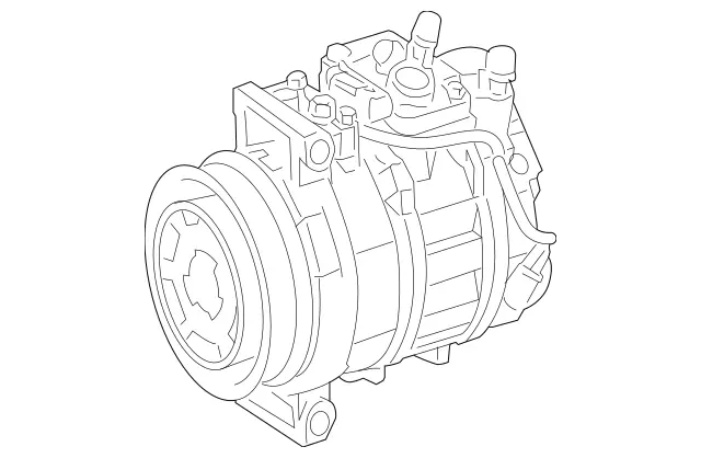 1230541187 - : Remanufactured Refrigerant Compressor for Mercedes-Benz Image