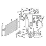 AV6Z19812A - HVAC: Inner Support for Ford Image