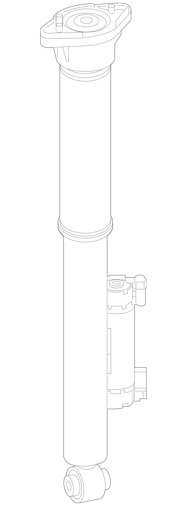 2133205503 - Springs, Suspension and Hydraulic Components: Shock Absorber for Mercedes-Benz: E300, E350 Image image