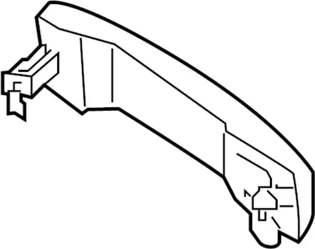 80640EZ03B - Body: Handle, Outside for INFINITI: QX56 Image image