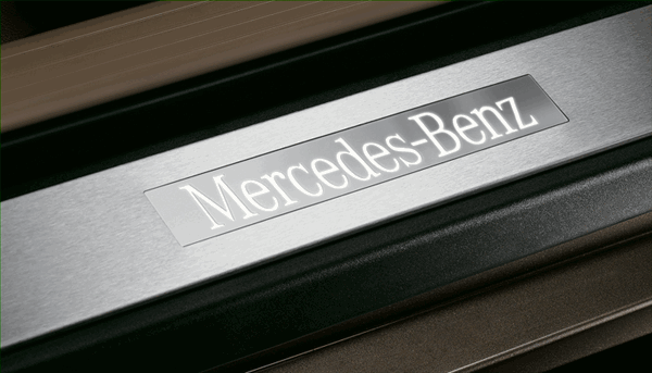 2076800335 - Exterior: Door Sill Panel, Illuminated, Set Of 2 for Mercedes-Benz Image