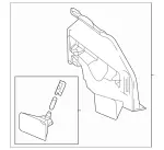 17269005419051 - Body: Trunk Lid Trim for Mercedes-Benz Image