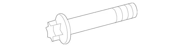 9909108 - Engine: Vibration Damper Bolt for Mercedes-Benz Image