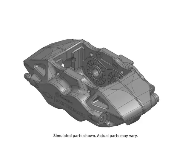 84282674 - : Torch Red Rear Passenger Side Disc Brake Caliper Assembly for GM Image