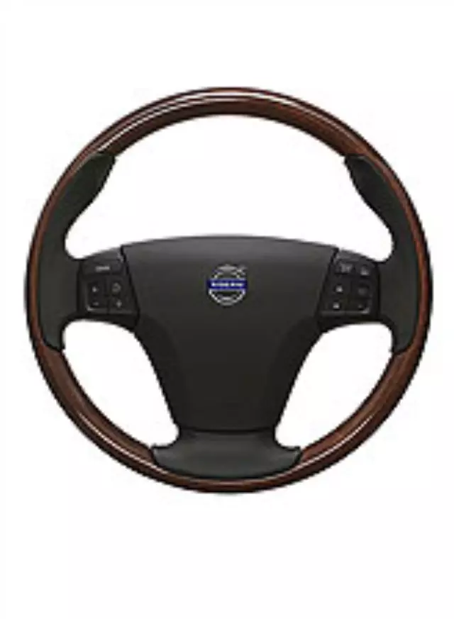 30741539 - Steering: Wood Steering Wheel - Polished finish for Volvo Image