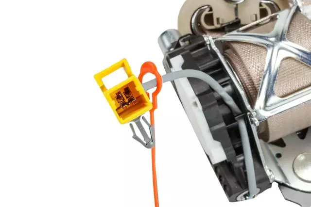 Light Neutral Passenger Seat Belt with Retractor - GM (89025728)