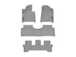 461865153 - : Grey FloorLiner™ DigitalFit®, Complete Set (1st, 2nd, &amp; 3rd Row) for WeatherTech Image