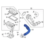 M1MZ9A624B - Engine: Intake Hose for Ford: Explorer Image