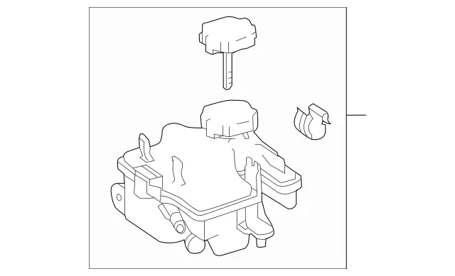 4669502 - Steering: Reservoir for Mercedes-Benz Image