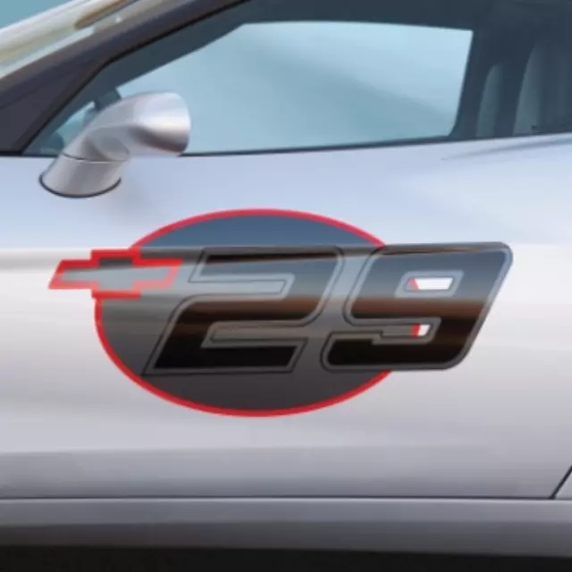 20907697 - : Exterior Trim, Racing Number Oval for Chevrolet: Corvette Image