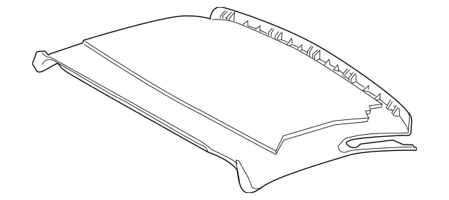 23079010457E79 - Body: Headliner for Mercedes-Benz Image