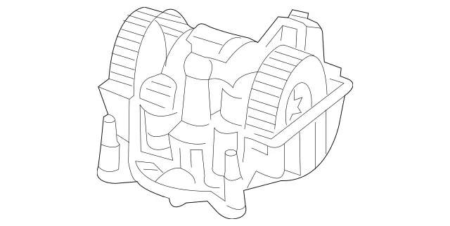2228202214 - Heating and Ventilation: Radial Blower for Mercedes-Benz: Maybach S550, Maybach S560, Maybach S600, Maybach S650, S450, S550, S550e, S560, S600, S63 AMG, S65 AMG Image image
